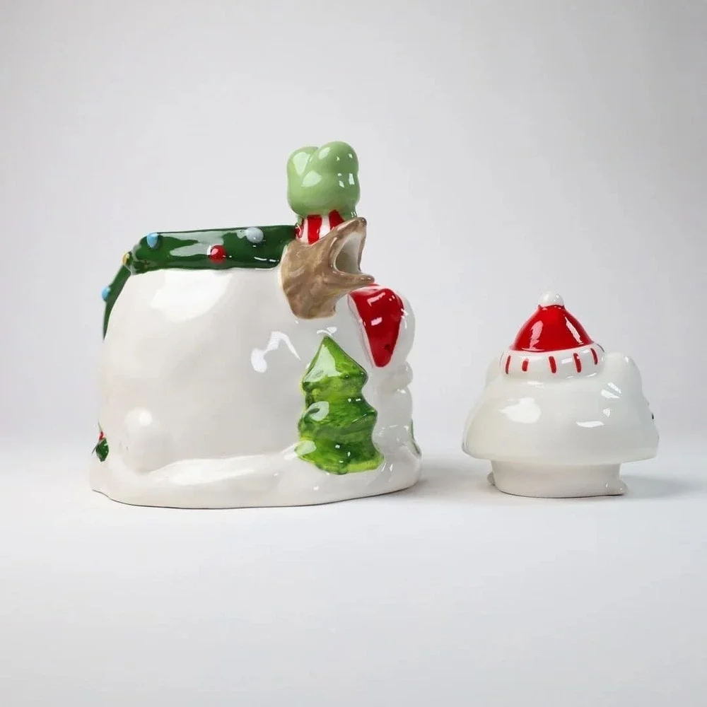 Blue Sky X Hello Kitty & Friends Christmas SNOWMAN FUN Teapot NEW IN BOX